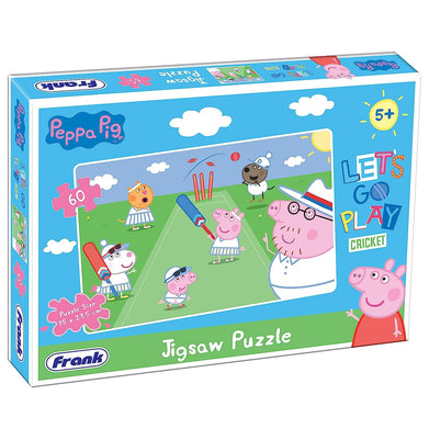 imagPeppa Pig - Playing Cricket Puzzle - 60 Pcs