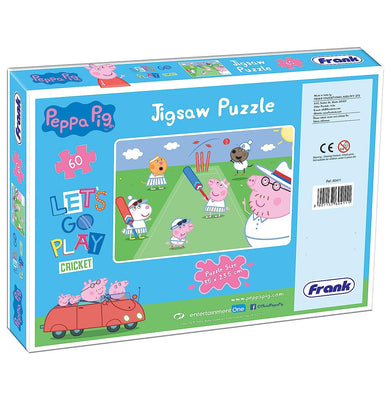 imagPeppa Pig - Playing Cricket Puzzle - 60 Pcs