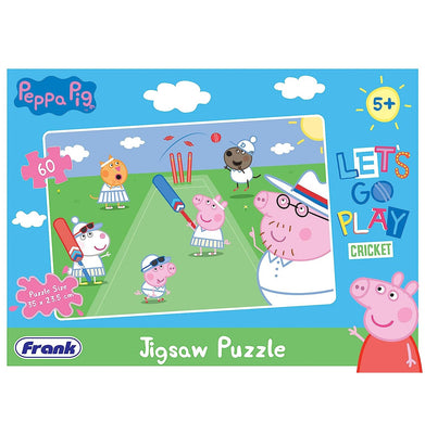 imagPeppa Pig - Playing Cricket Puzzle - 60 Pcs
