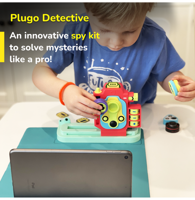 imagPlayShifu Plugo Detective - Kids Spy Kit with Thrilling Mysteries Games