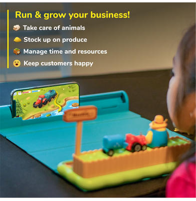 imagPlayShifu Plugo Farm - Interactive Farm Toy Kit for Kids