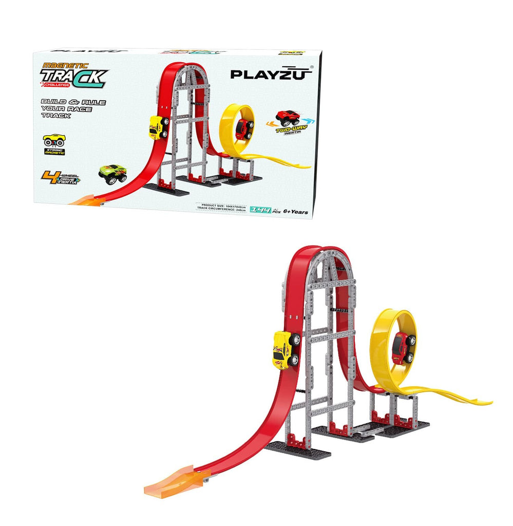 Playzu Magnetic Track Challenge  Set - 1.5 Loops -  679-601 - Crossword.in 