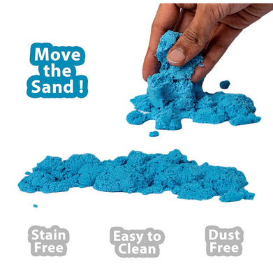 imagRatna's Magic Sand Aqua. Best Sand Non Sticky and dust Free. with Best Moulds