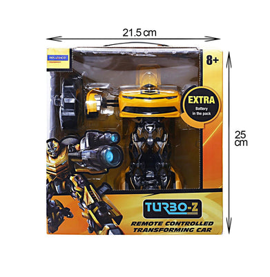 imagRemote Control Changing Robot Car Yellow CARTT671