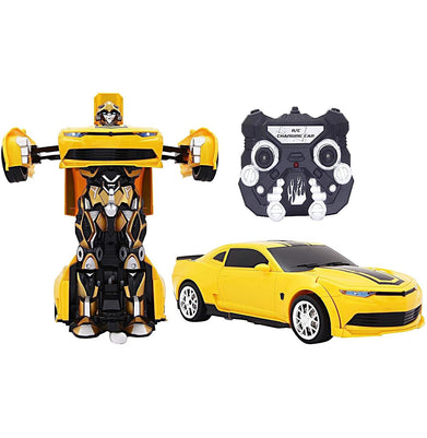 imagRemote Control Changing Robot Car Yellow CARTT671