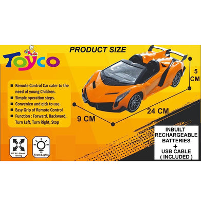 imagRS51-23 USB Remote Control Car - Multicolor