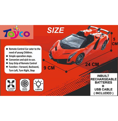 imagRS51-23 USB Remote Control Car - Multicolor