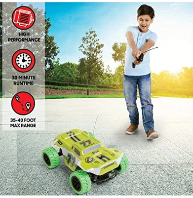imagSharper Image Monster Baja Truck Remote Controlled Car, Green Color for Kids 6 Years and Above