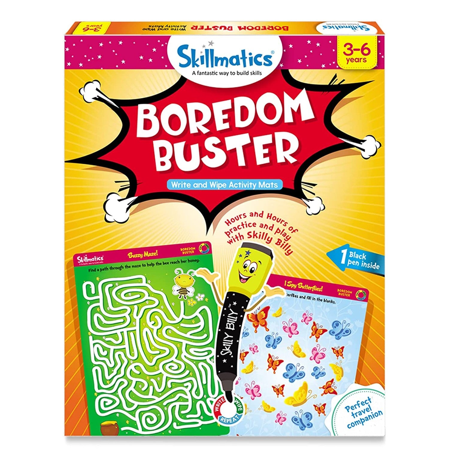 Skillmatics Boredom Buster: Fun Learning Activity Mats for Kids