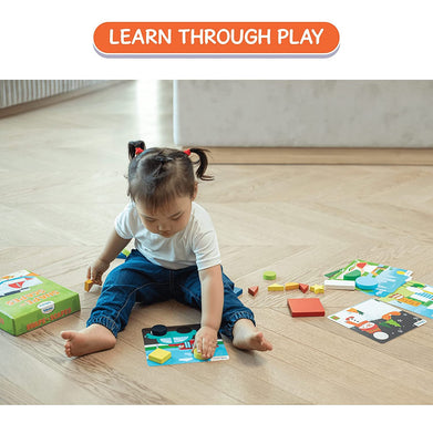 imagSkillmatics Preschool Toys : Shapes Scapes