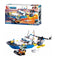 imag2Sluban Land & Sea Police Building Blocks Kit for Kids - Creative Construction Set with 347 Pieces Educational STEM Toy