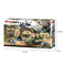 imag4Sluban World War 2 Gift Set Building Blocks Kit for Kids - Creative Construction Set with 552 Pieces Educational STEM Toy