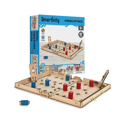 imagSmartivity Chess Attack Smrt1011 Gifts For Boys & Girls, Made In India, Multicolor