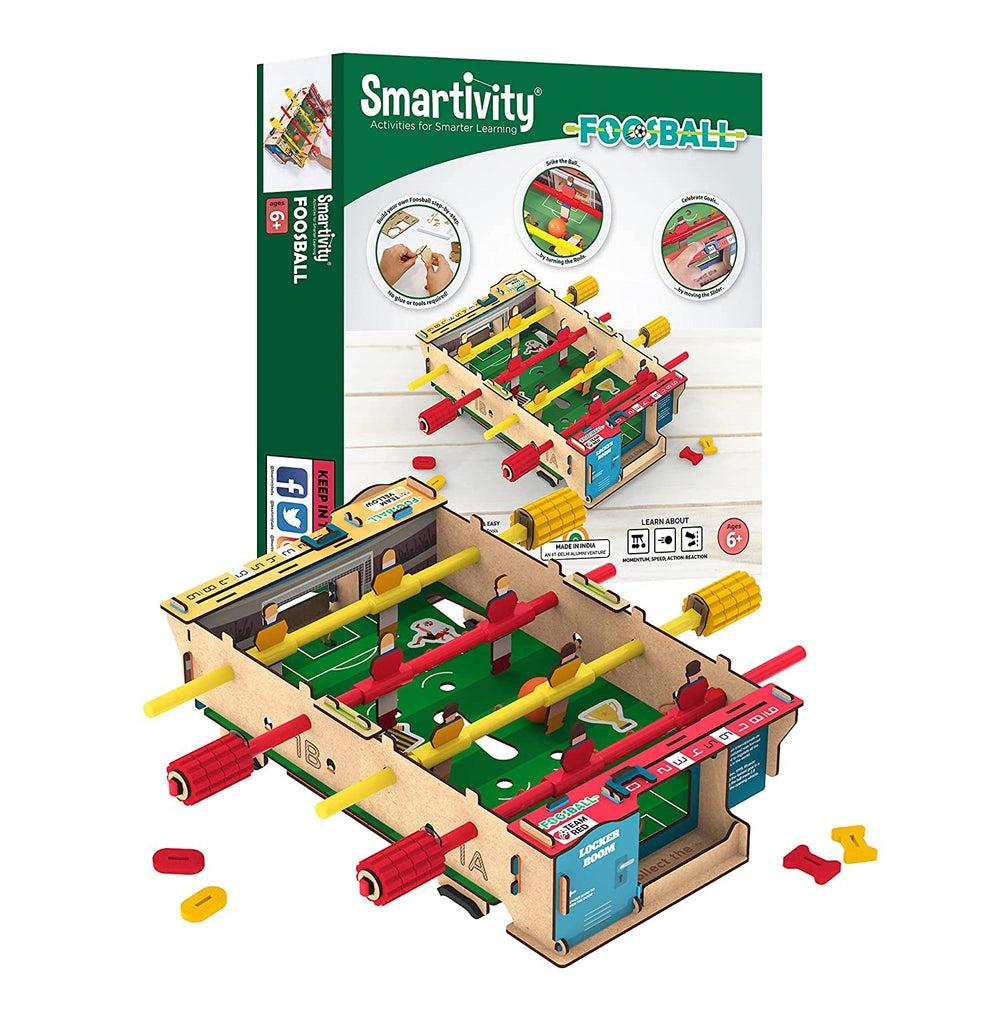 Smartivity DIY Foosball, Mini Football, Soccer Table STEM Educational Fun Toys - Crossword.in 