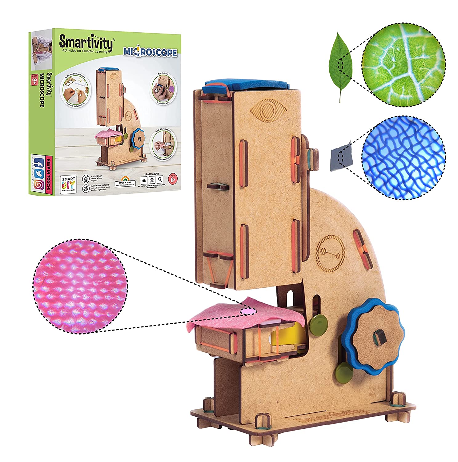 Smartivity Microscope Adventure: Engaging Stem Construction Toy For Young Scientists