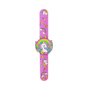 image //www.c...Smily Kiddos Fancy Slap band Unicorn Theme Purple