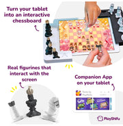 image //www.c...Tacto Chess by PlayShifu - Interactive Story-Based Chess Game Set | Real Figurines, Digital Strategy