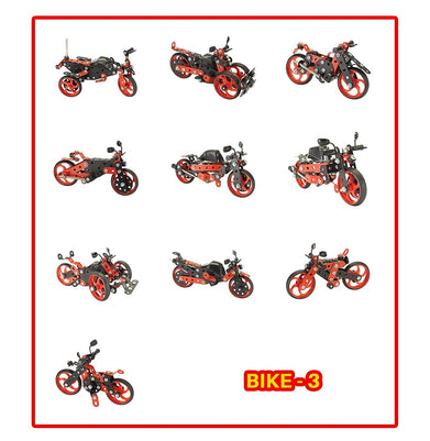 imagToysbox MEC-O- Tec Bike 3 Metal Construction Toy