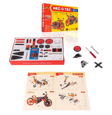 imagToysbox MEC-O- Tec Bike 3 Metal Construction Toy