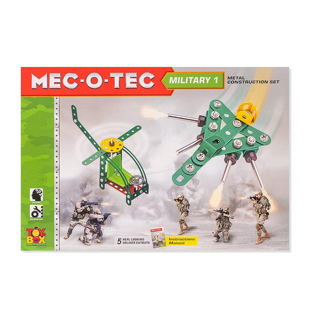 Toyztrend MEC-O-Tec Military No.1 Construction Set for kids | Crossword.in