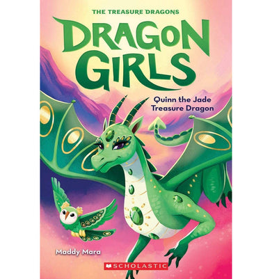 imagDragon Girls #6: Quinn the Jade Treasure Dragon Paperback Maddy Mara