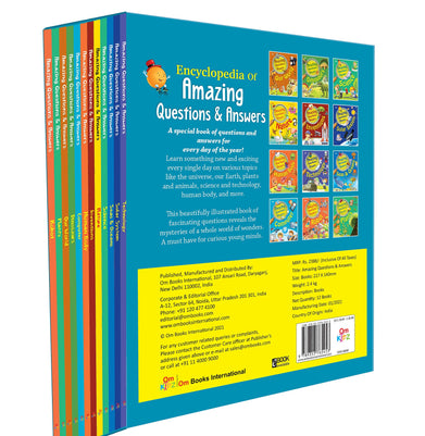imagEncyclopedia: Amazing Questions & Answers set of 12 knowledge books Science Solar System and much more Paperback Om Books Editorial Team