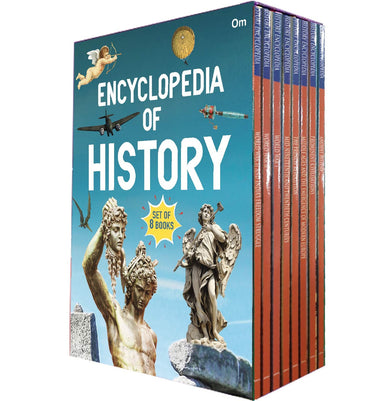 imagEncyclopedia of History Set of 8 Books Encyclopedias Paperback Om Books Editorial Team