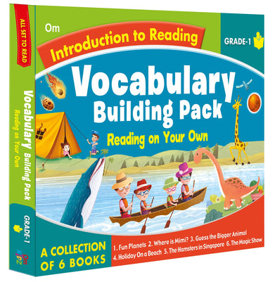 imagEnglish Reader: Vocabulary Building Pack : Reading on Your Own : Grade :1 A Collection of 6 Books Introduction to Reading Paperback Om Books Editorial Team