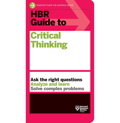 imagHBR Guide to Critical Thinking Paperback Harvard Business Review
