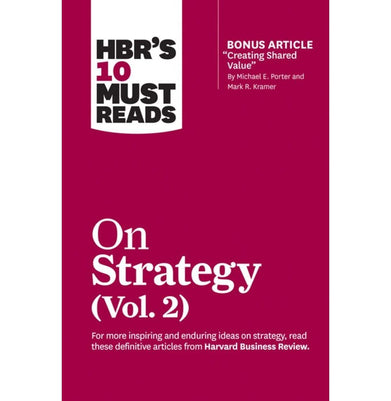 imagHBR's 10 Must Reads on Strategy Vol. 2 Paperback Review Harvard Business
