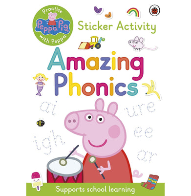 imagPeppa Pig: Practise with Peppa: Amazing Phonics: Sticker Book Peppa Pig