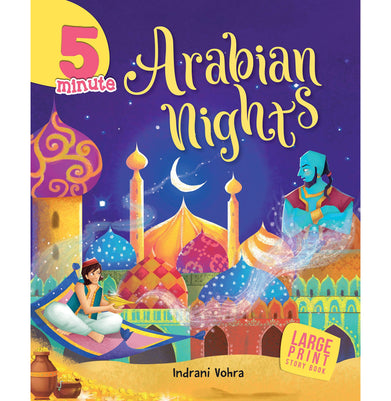 imagLarge Print: 5 Minute Arabian Nights Paperback Indrani Vohra