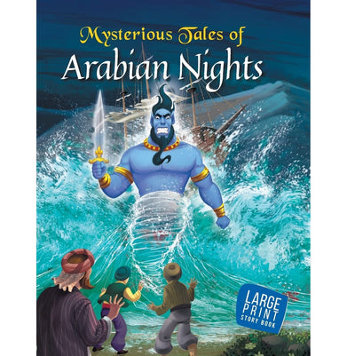 imagLarge Print: Mysterious Tales of Arabian Nights Hardcover Om Books Editorial Team