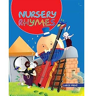 imagLarge Print: Nursery Rhymes Hardcover Om Books Editorial Team