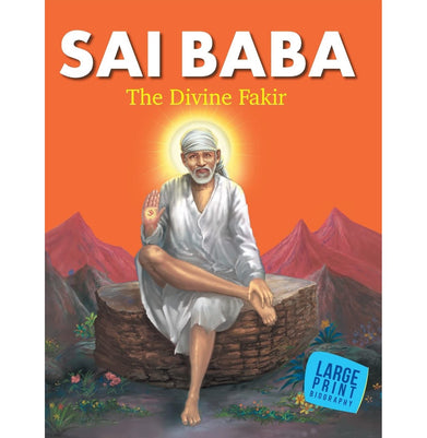 imagLarge Print: Sai Baba The divine Fakir Illustrated Biography Hardcover Om Books Editorial Team