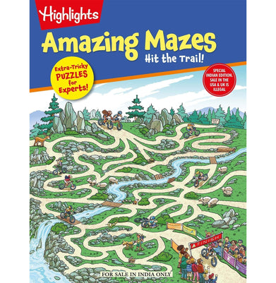 imagAmazing Mazes: Hit The Trail Paperback Highlights