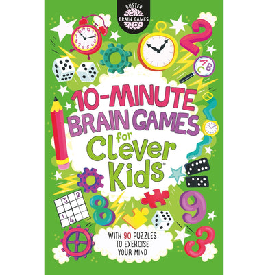 imag10:MINUTE BRAIN GAMES FOR CLEVER KIDS Paperback Moore Gareth