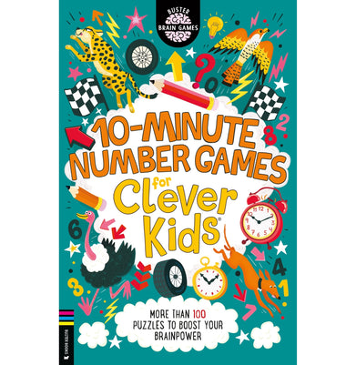 imag10:MINUTE NUMBER GAMES FOR CLEVER KIDS®: MORE THAN 100 PUZZLES TO BOOST YOUR BRAINPOWER Paperback Moore Dickason Gareth Chris