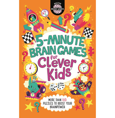 imag5:MINUTE BRAIN GAMES FOR CLEVER KIDS Paperback Moore Dickason Gareth Chris