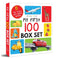 imag1My First 100 Series Boxset: Pack of 5 Picture Books for Children Animals Words Numbers Food We Eat and Things That Move Paperback Wonder House Books