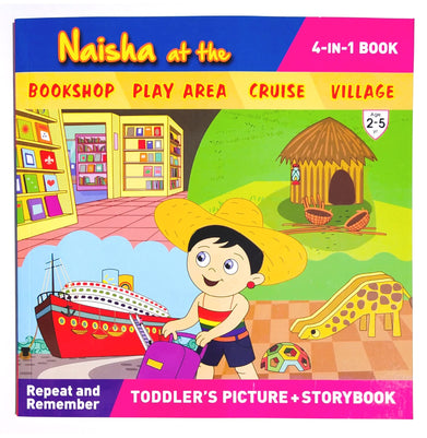 imagNaisha 4 in 1 : Naisha at the Bookshop Play Area Cruise Village Paperback Jasmin Bheda