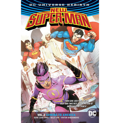 imagNew Super:Man 2: Coming to America Paperback Yang Gene Luen; Tan Billy and Bogdanovic Viktor