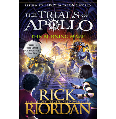 imagThe Burning Maze The Trials of Apollo B Paperback Rick Riordan