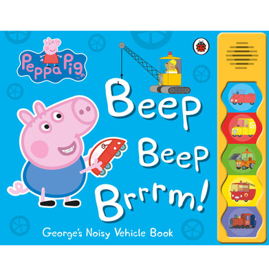 imagPeppa Pig: Beep Beep Brrrm!: Noisy Sound Book Board book Peppa Pig Board book Peppa Pig