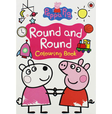 imagPeppa Pig: Round and Round Colouring Book Paperback