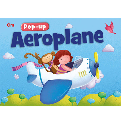 imagPop:up Aeroplane Illustrated pop up book for kids Paperback Om Books International