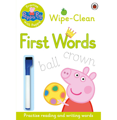 imagPRACTISE WITH PEPPA WIPE CLEAN FIRST WORLDS Paperback Peppa Pig Paperback Peppa Pig