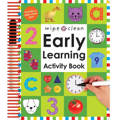 imagWipe Clean Early Learning Activity Book Spiral:bound Priddy Roger