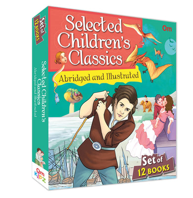 imagSelected Children Classics: Abridged and Illustrated Classic Books for Kids : Boxset of 12 Books Paperback Om Books Editorial Team