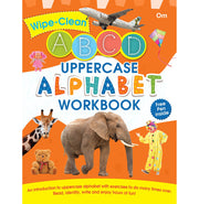 image //www.c...Wipe Clean : Uppercase Alphabet Workbook Hardcover Om Books Editorial Team